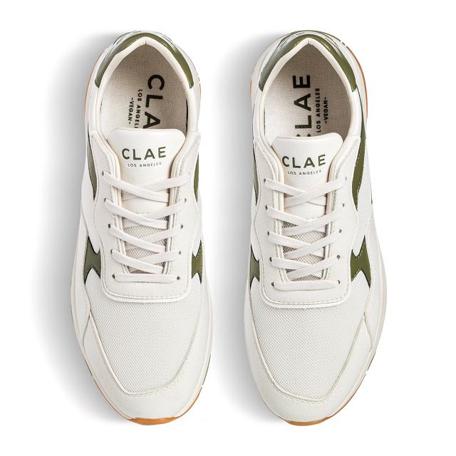 CLAE MOJAVE Sneakers Womens USA682-Z30 In Off White Olive Vegan